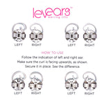 Stainless Steel Earring Lifts By Levears (4 Pack)