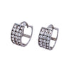 14K White Gold Mini Hoops