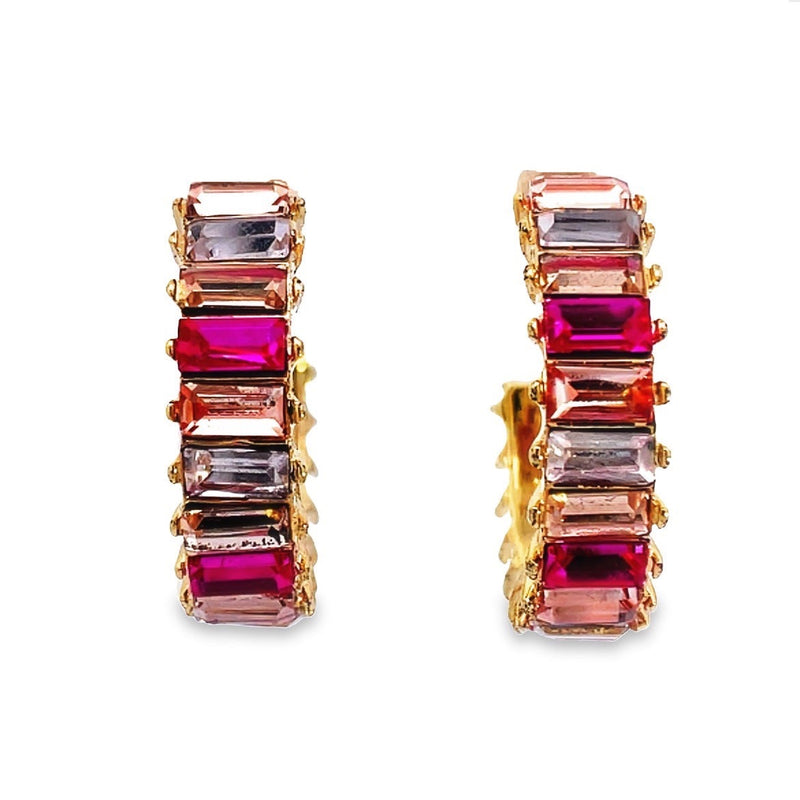 Rainbow Baguette hoops