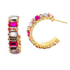 Rainbow Baguette hoops