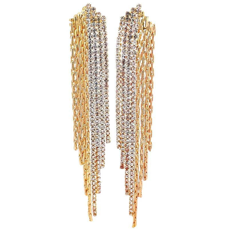 Fringe Earrings in Gold