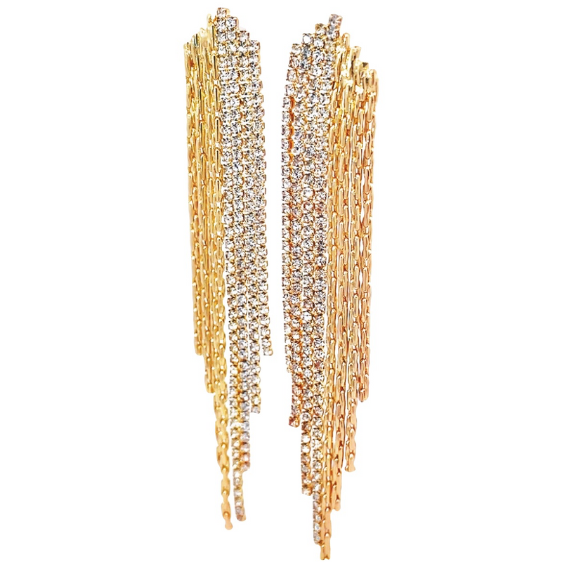 Fringe Earrings in Gold