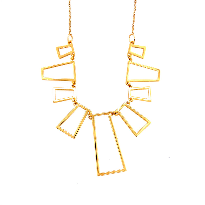 Geometric Cutout Necklace