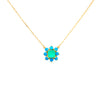 Vibrant Turquoise & Chalcedony Necklace