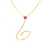 Ruby Y-Necklace