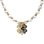 Clover Pearl Necklace