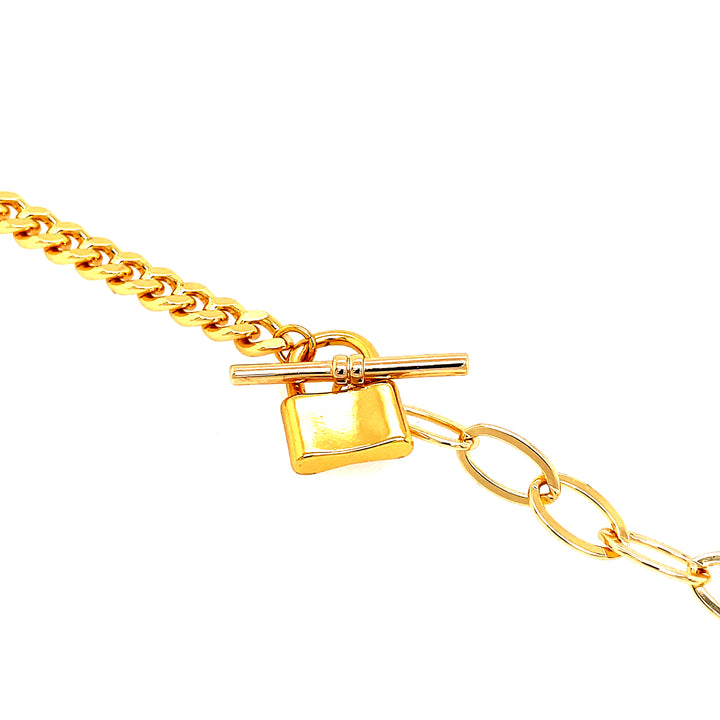 Y Shaped Lock Necklace