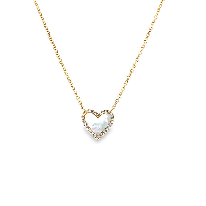 14K Mini Heart Necklace