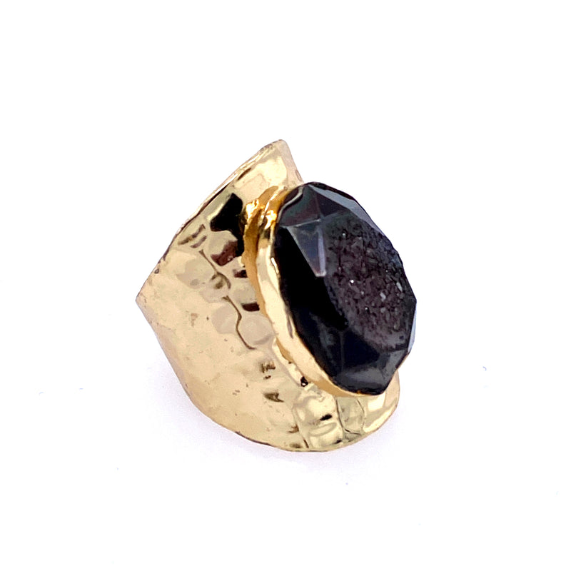 Bold Crystal Statement Ring