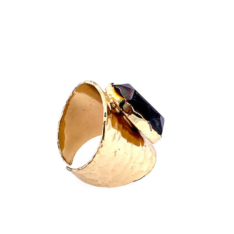 Bold Crystal Statement Ring