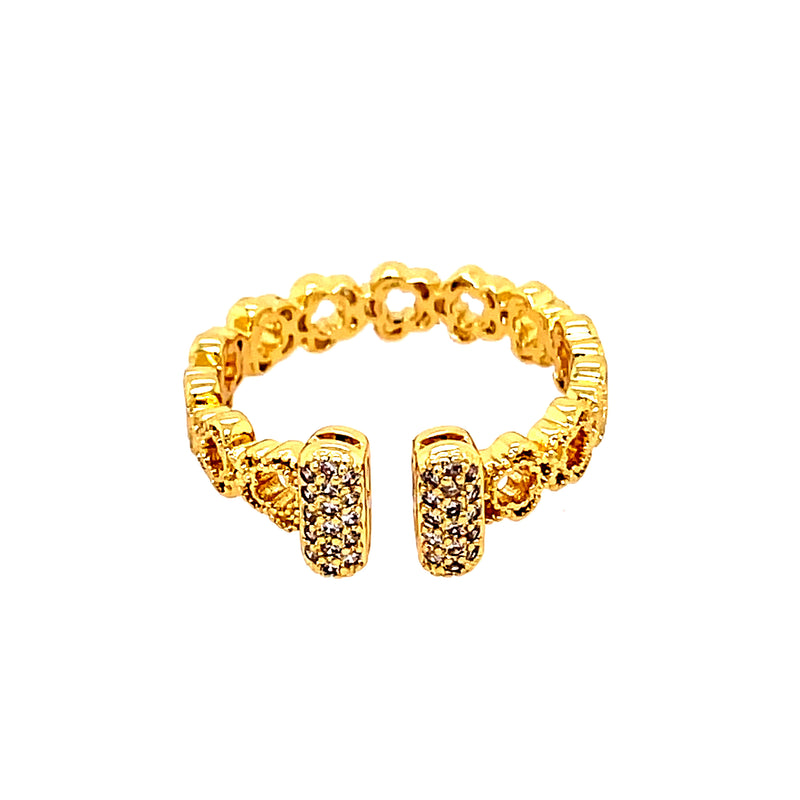 Floral Accent Ring