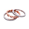 Band Rings in Rose Gold & Silver (Set of 3)