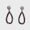 Champagne Open Teardrop Earrings
