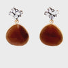 Champagne Crystal Earrings