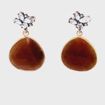 Champagne Crystal Earrings