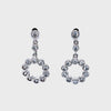 Dainty Circle Dangle Earrings