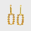 Double Large Link Earrings