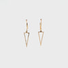 Mini Triangle Earrings