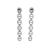 Elegant Linear CZ Drop Earrings