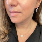 Circle Charm Earrings