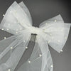 The Emily - Tulle Bow With Pearls