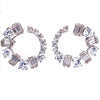 Sterling Silver Elegant Baguette Earrings