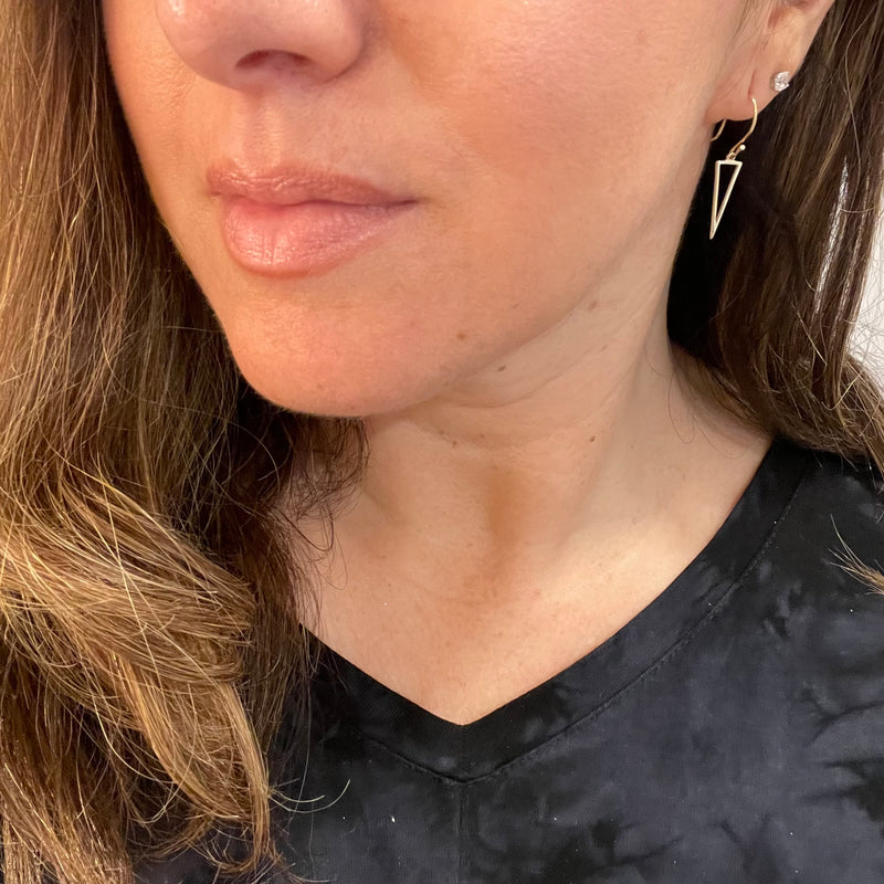 Mini Triangle Earrings
