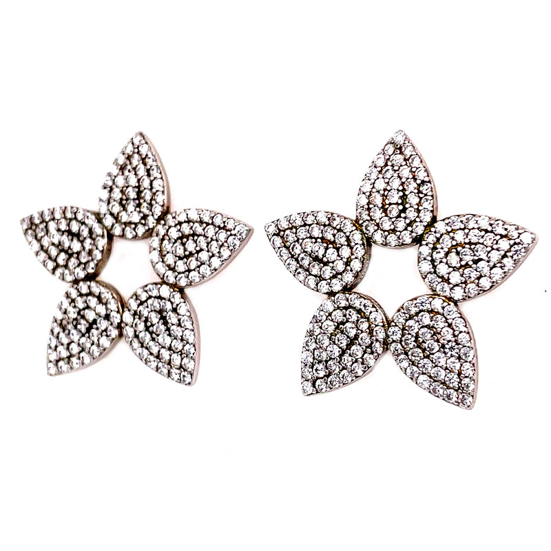 Hollow Flower Stud Earrings
