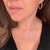 Wave Baguette Necklace