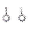 Dainty Circle Dangle Earrings