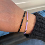 Lavender Enamel Cuff