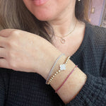 Beaded Clover Bracelet