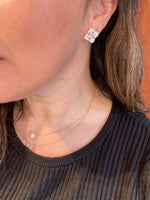 All Sparkle Square Studs