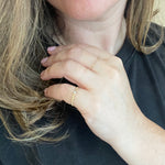 14K Gold Bezel Set Diamond Ring