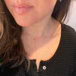 Ruby Y-Necklace