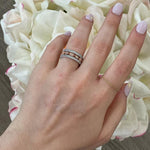 Band Rings in Rose Gold & Silver (Set of 3)