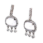 Dangling Charms Earrings in Silver