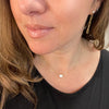 Emerald Cut Stone Necklace