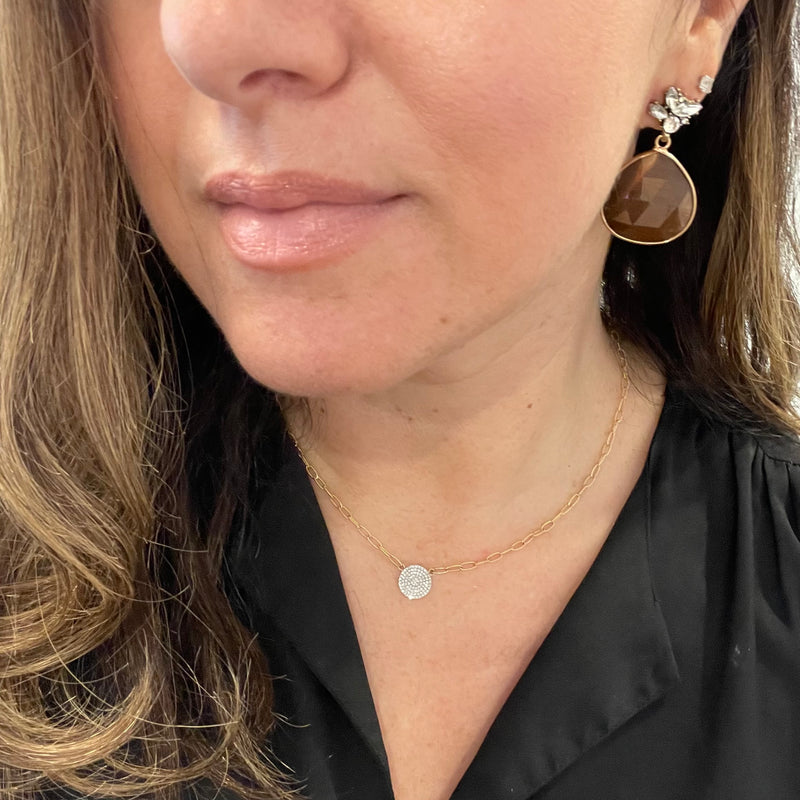 Champagne Crystal Earrings