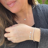 Mini Pav Disc Bracelet