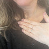 Rose Gold Leaf Ring