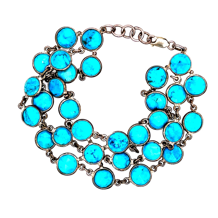 Triple Strand Turquoise Bracelet