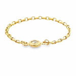 14K Gold Bezel Set Diamond Ring