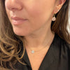 Pink Semi Precious Stone Earrings