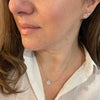 14K White Gold 3mm Square Studs