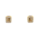 Mini CZ Square Studs