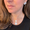 Single Mother-of-Pearl Clover Necklace in Silver (Small & Medium)
