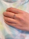 14K Rose Gold Diamond Heart Ring