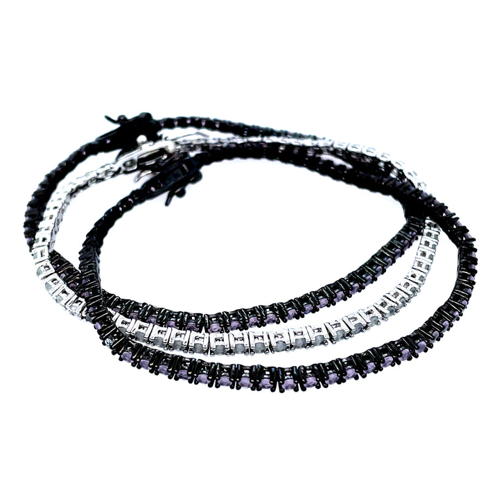 Cubic Zirconia Tennis Bracelet Set