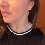 Chain Earring in gold